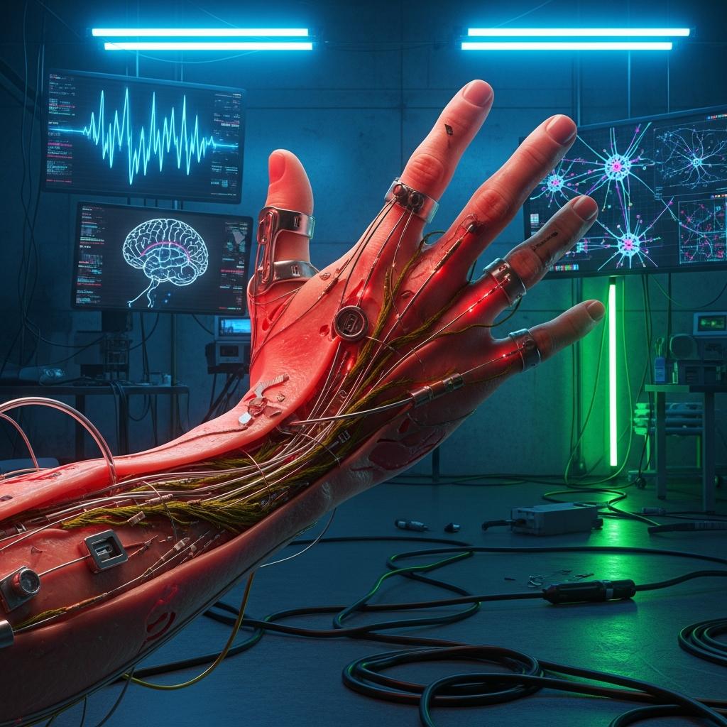 HaptoSense: Une percée suisse romande restaure toucher et autonomie grâce aux neuroprothèses.