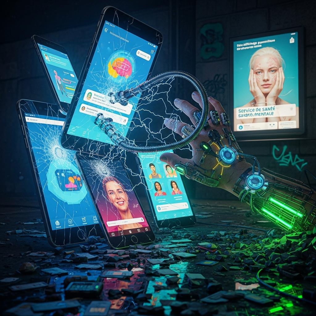 Explosion des applications de santé mentale chez les adolescents : opportunités et défis.